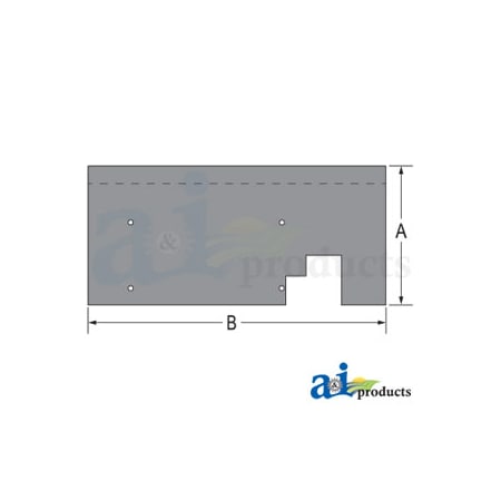 A & I Products Floor Mat Pedestal Cover 15" x5" x5" A-CFM370